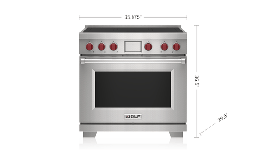 Wolf IR36551SP 36" Professional Induction Range