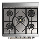 Ilve UM30QNR3AWB Ilve Um30Qnr3Awb Majestic Iii 30 Inch Dual Fuel Range With 5 Black Brass Burners, Dual Function Burner Up To 25,000 Btu (Natural Gas, Solid Door, Antique White, Burnished)