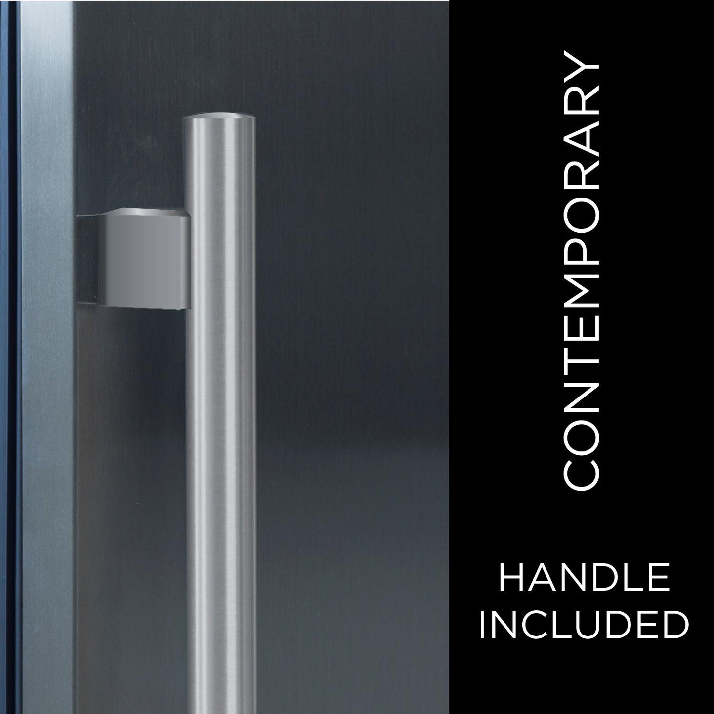 Xo Appliance XOU15WGSX 15" Wine Cooler, Stainless Steel Glass, Field Reversible Hinge