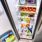 Ge Appliances GZS24NYYFS Ge® 23.6 Cu. Ft. Counter-Depth Side-By-Side Refrigerator With Extra Tall Dispenser And In-Door Icemaker