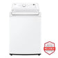 Lg WT7010CW 4.5 Cu. Ft. Ultra Large Capacity Top Load Washer With Impeller & Turbodrum™ Technology
