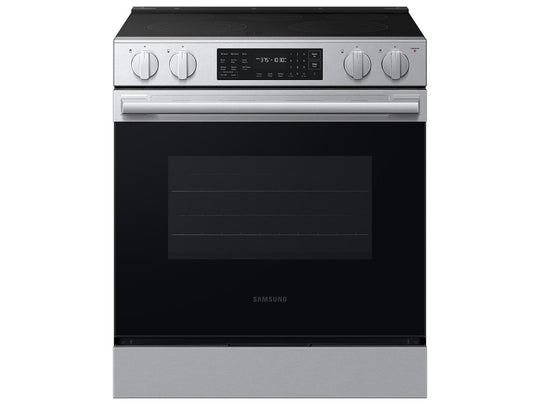 Samsung NSE70H63SR Bespoke Smart Slide-In Electric Range Pro Style Design Air Fry Max Precision Knobs