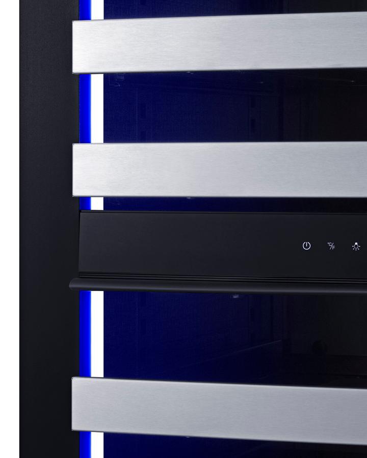 Summit SDHWC98PNR 24" Wide Dual Zone Wine Cellar (Panel Not Included)