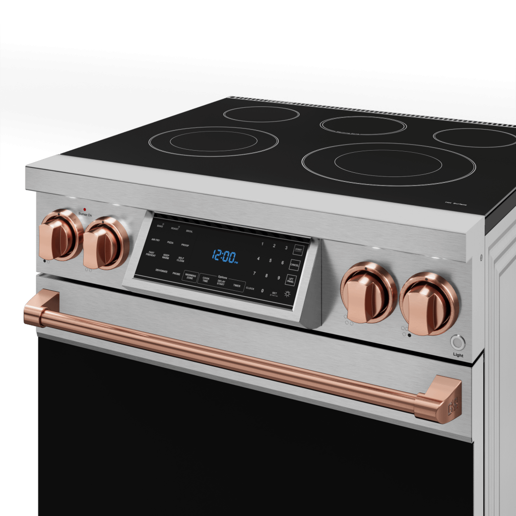 Thor Kitchen RSE30RSG 30 Inch Professional Electric Range With Tilt Panel Touch Control In Stainless Steel/Rose Gold Gordon Ramsay Series - Rse30-Rsg