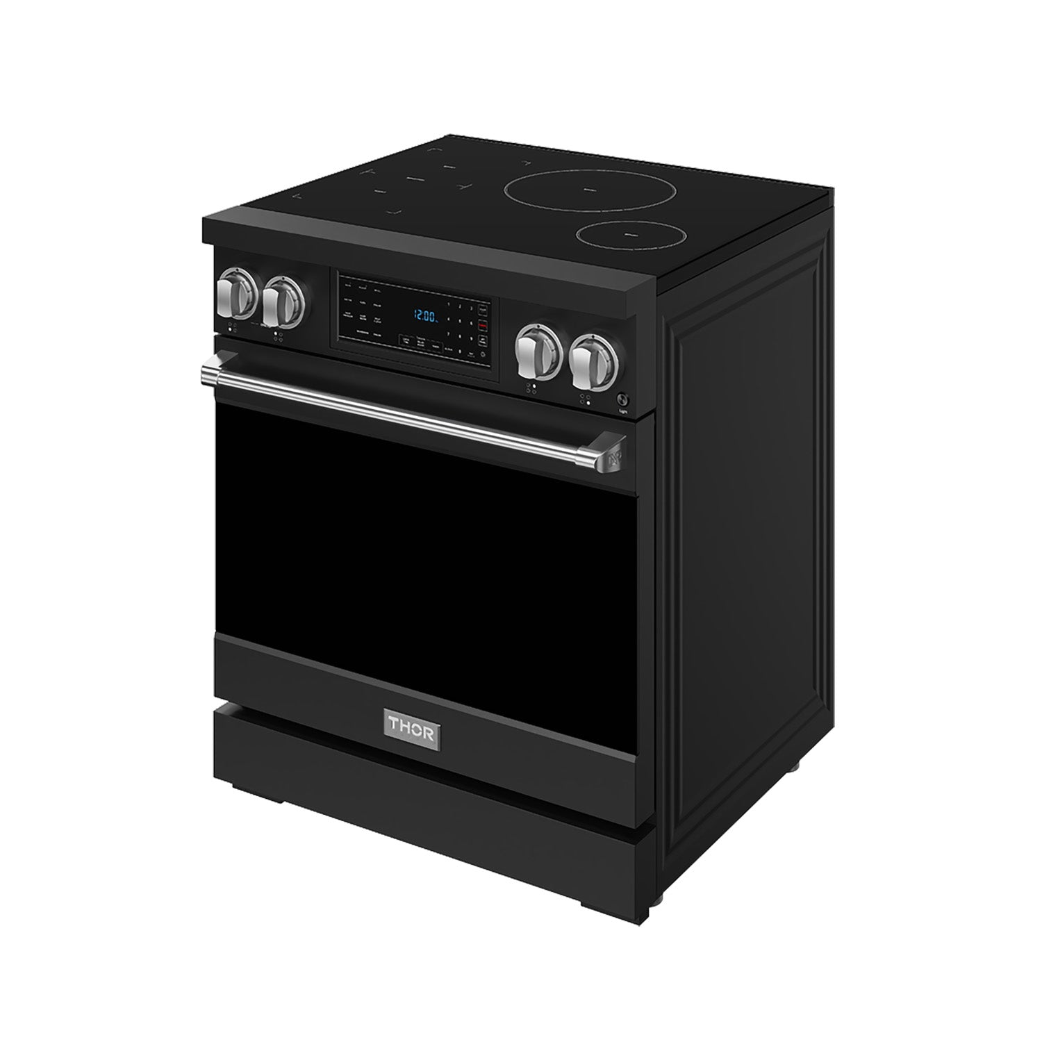Thor Kitchen RSI30BSS 30 Inch Professional Induction Range With Tilt Panel Touch Control In Black And Stainless Steel Gordon Ramsay Series