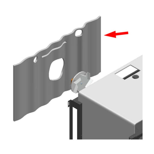 Ilve A10826 Ilve Parts A/108/26 Fiberglass Oven Back 90 Multifunction
