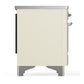 Ilve UMIB36QNR3AWC Ilve Umib36Qnr3Awc Majestic Iii 36 Inch Induction Range With 6 Elements, 3.5 Cu. Ft. Total Oven Capacity (Solid Door, Antique White, Chrome)