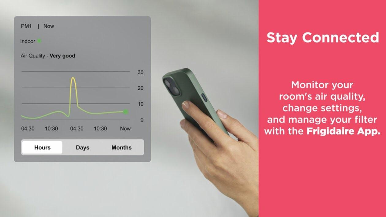 Frigidaire FHAP2040A1 Purea300&#8482; Xl Hepa Air Purifier With Wifi