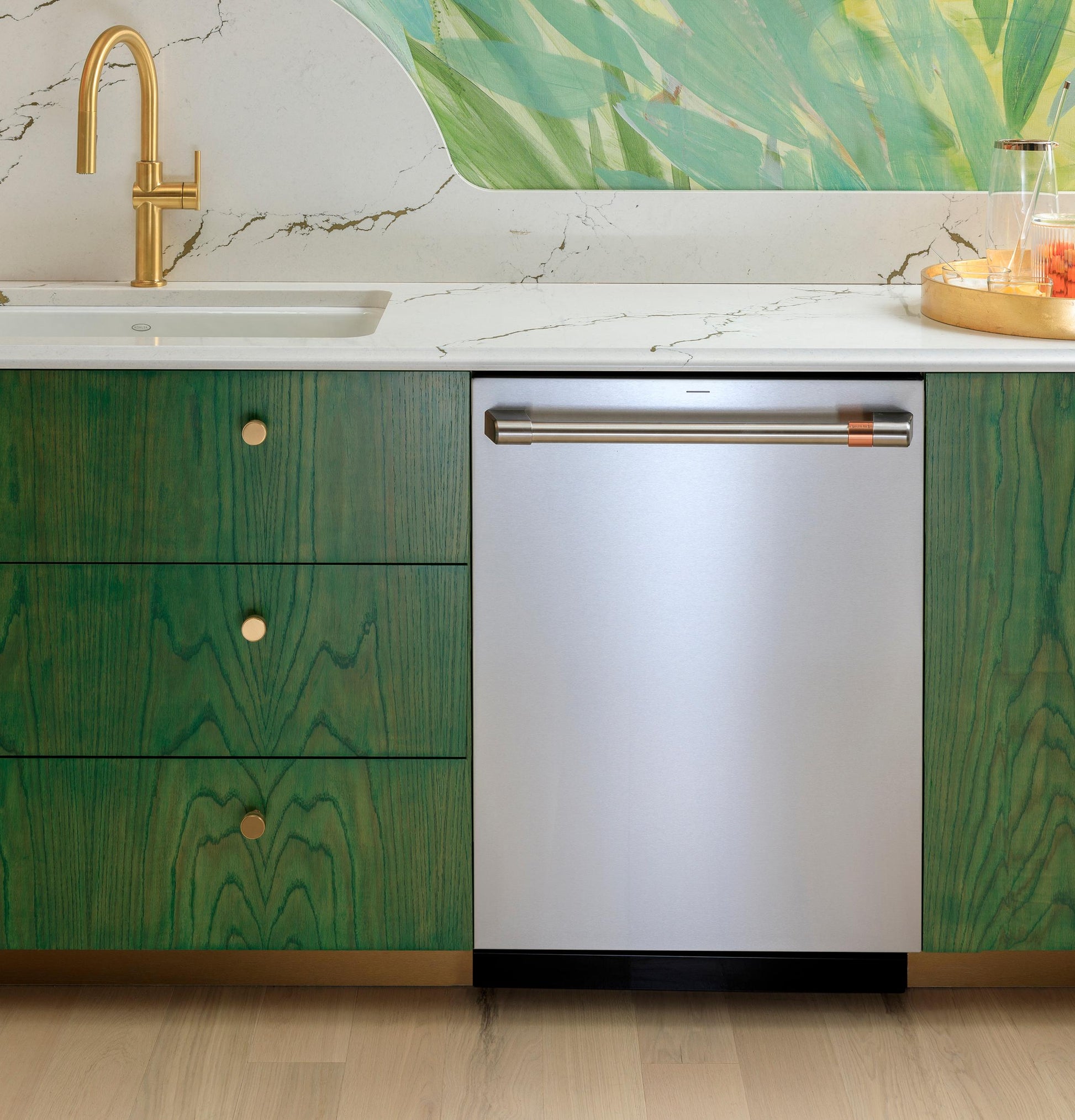 Cafe CDT828P2VS1 Café&#8482; Customfit Energy Star Stainless Interior Smart Dishwasher With Ultra Wash & Dry, 42 Dba