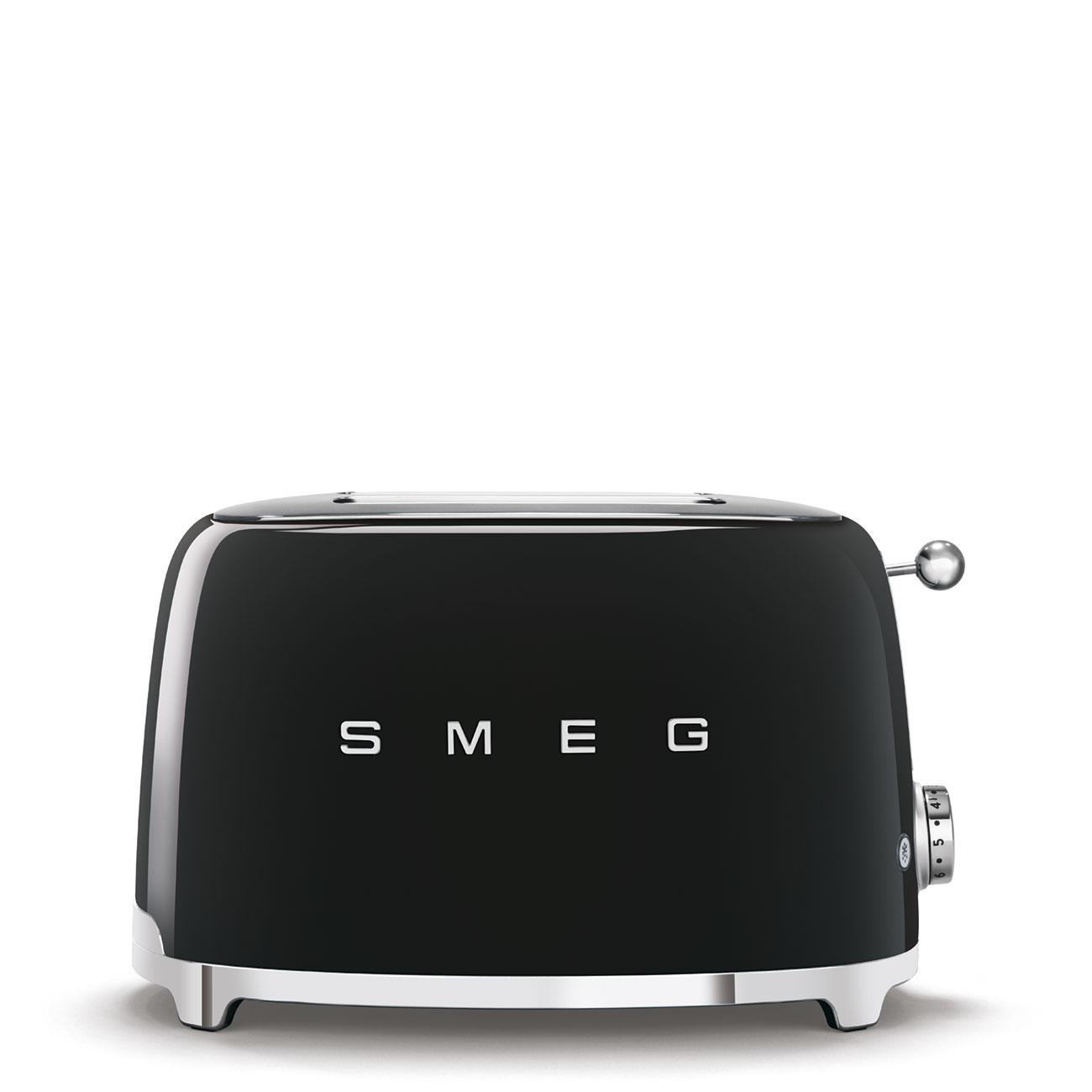 Smeg TSF01BLUS Toaster Black Tsf01Blus
