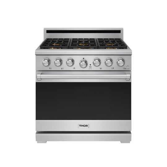 Thor Kitchen XRG36E 36 Inch X Series Premium Professional Gas Range