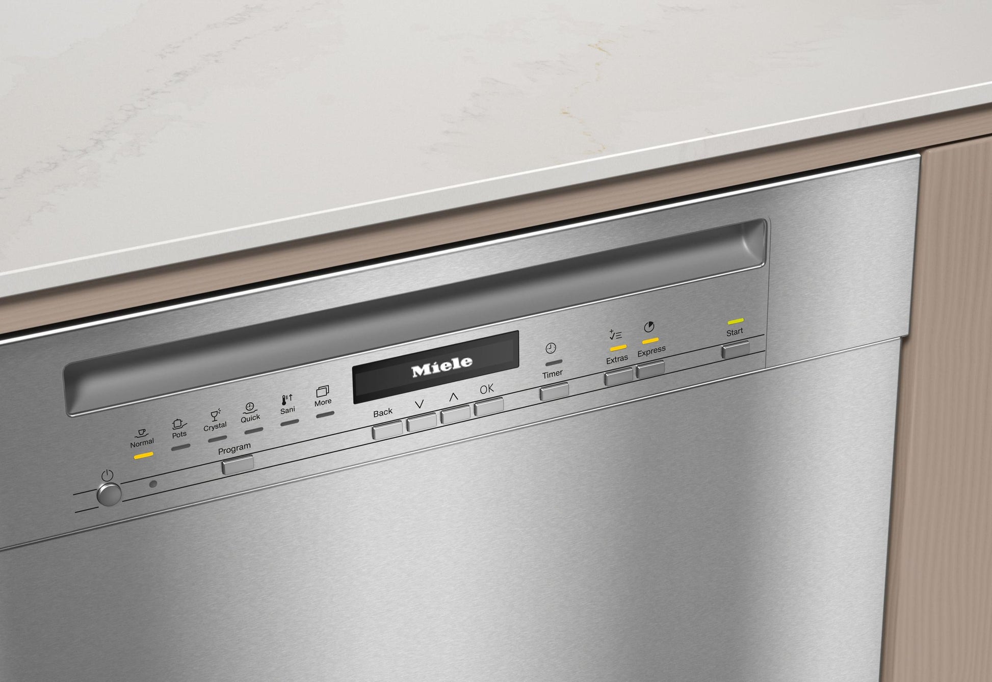 Miele G7216SCU G 7216 Scu Clean Touch Steel - Built-Under Dishwashers With 3D Multiflex Tray For Maximum Convenience.