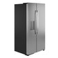 Ge Appliances GZS24PYYFS Ge® 23.5 Cu. Ft. Counter-Depth Side-By-Side Refrigerator With Led Light Walls And Extra Tall Dispenser