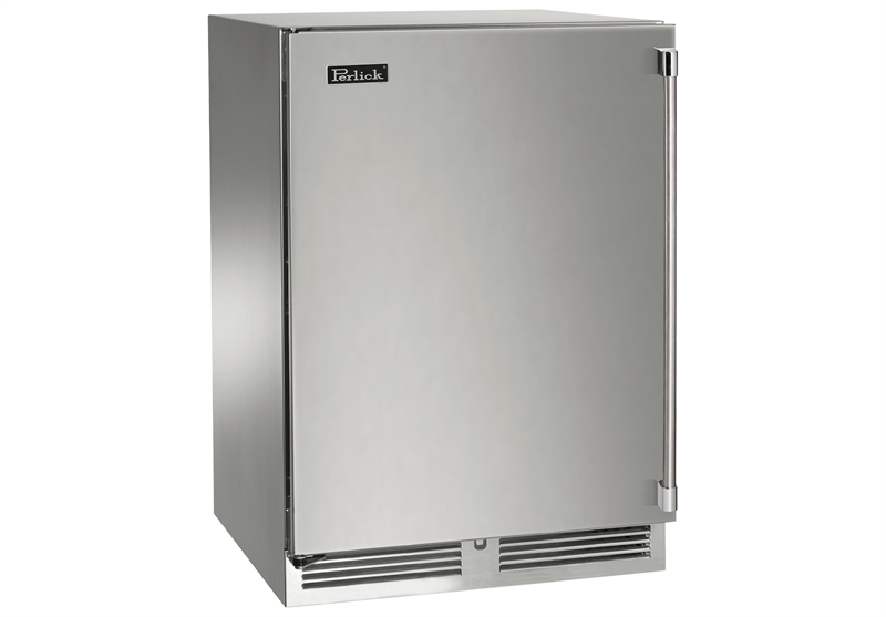 Perlick HP24FS45DL 24" Signature Series Indoor Freezer Drawers, Stainless Steel, With Lock