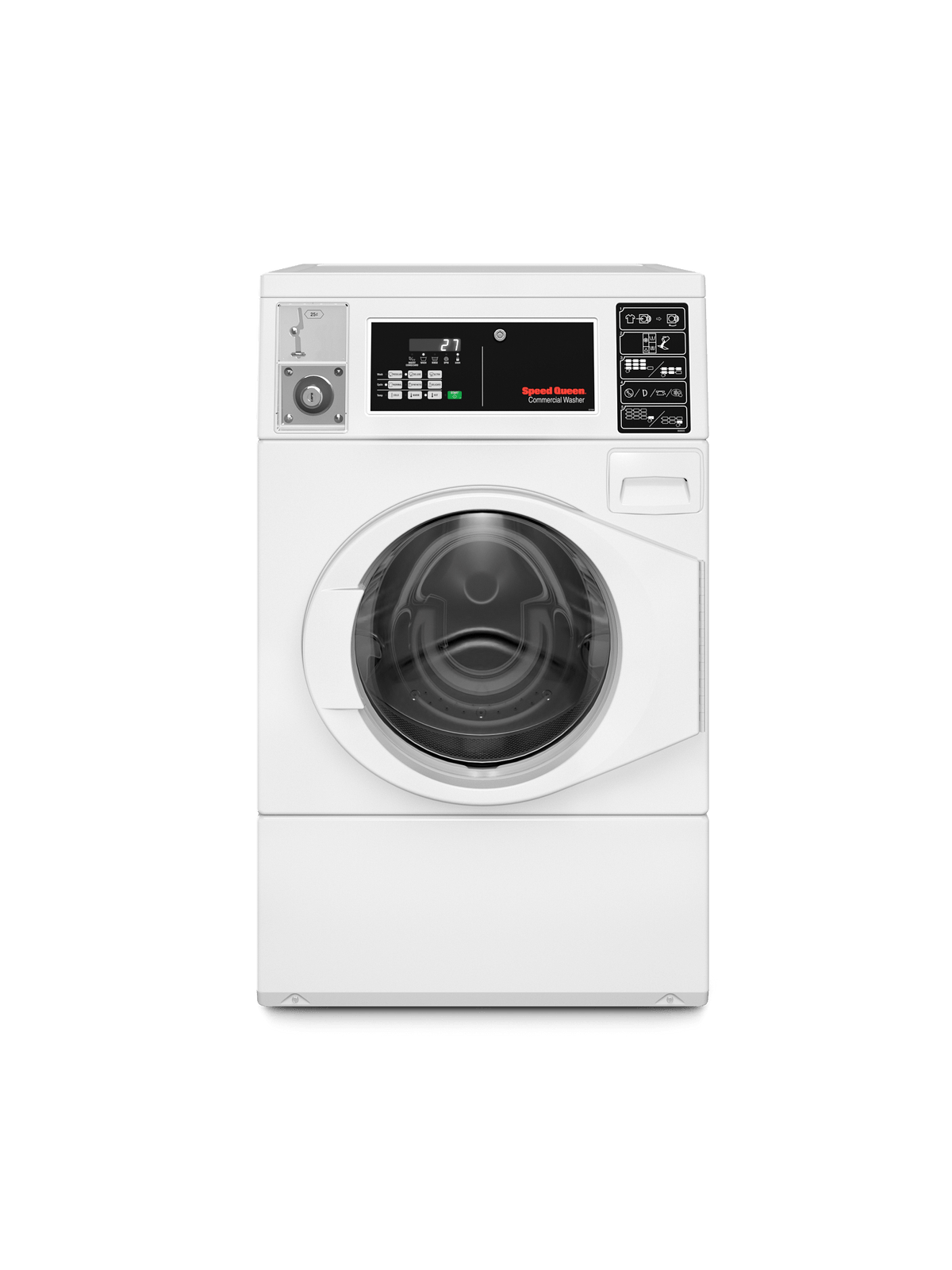 Speed Queen FV6030WN Commercial Front Load Washer With Coin Drop