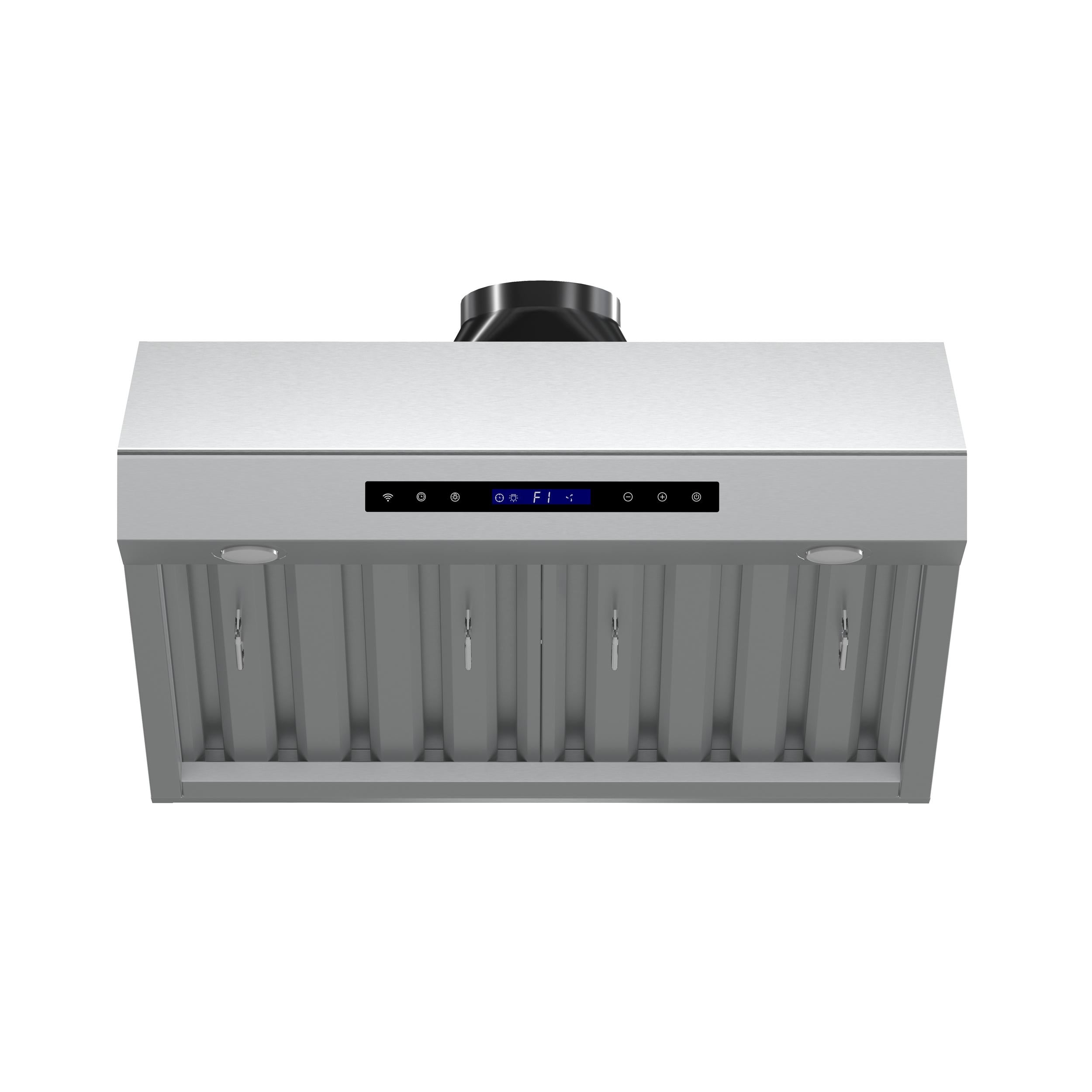 Forno FRHWM503030 Forno Palazzo 30-Inch Wall Mounted Range Hood, Stainless Steel, Heavy Duty Baffle Filters, Remote Control
