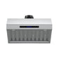 Forno FRHWM503030 Forno Palazzo 30-Inch Wall Mounted Range Hood, Stainless Steel, Heavy Duty Baffle Filters, Remote Control
