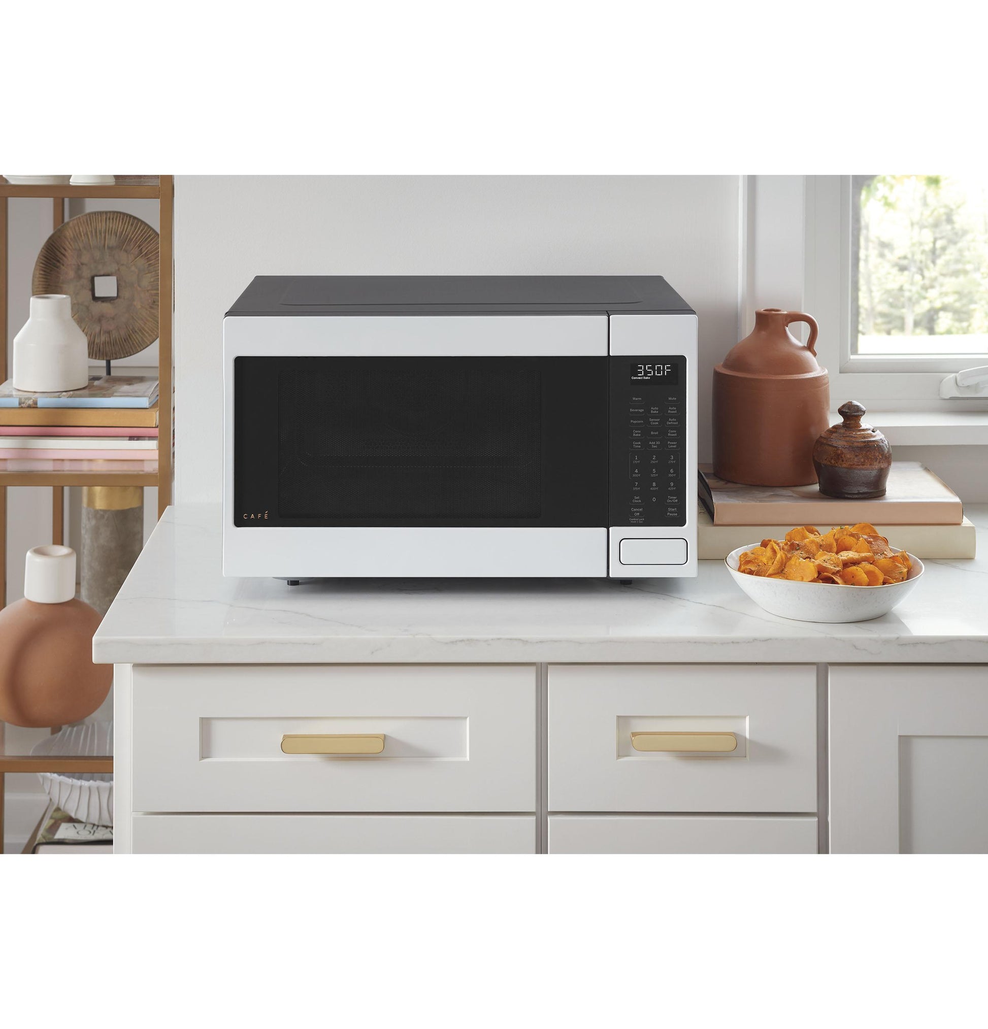 Cafe CCWK15C1WSS Café™ 1.5 Cu. Ft. Smart Countertop Convection/Microwave Oven