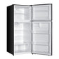 Verona VEFTF2817RBK Verona Veftf2817Rbk 28 Inch Top Freezer Refrigerator With 17.6 Cu. Ft. Total Capacity, Reversible Doors, Recessed Handle, Energy Star (Black)