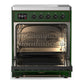 Ilve UMIB30NR3EGB Ilve Umib30Nr3Egb Majestic Iii 30 Inch Induction Range With 4 Elements, 4 Cu. Ft. Oven Capacity (Triple Glass Door, Emerald Green, Burnished)
