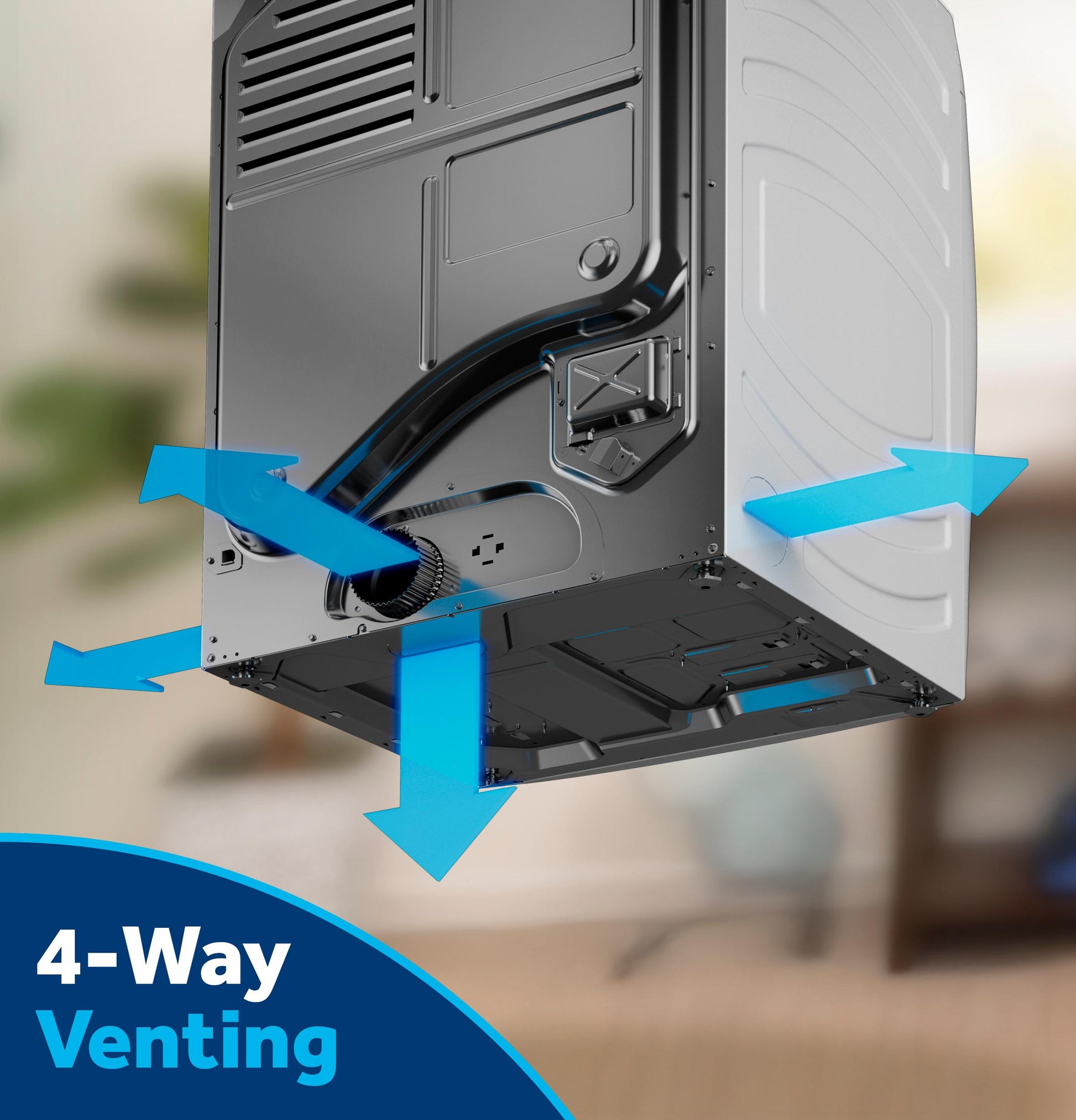 Ge Appliances GFD35ESSYWW Ge® Energy Star® 7.8 Cu. Ft. Capacity Smart Front Load Electric Dryer