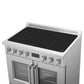 Forno FFSIN095036 Forno Torino 36 Inch French Door Induction Range With Air Fryer And True Convection Oven