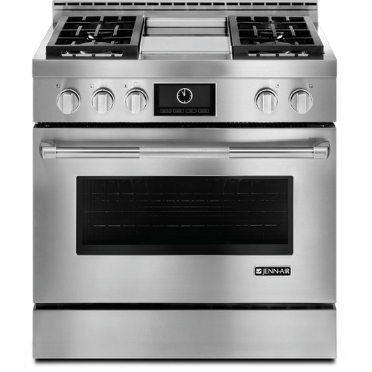 Jennair JLRP536WP 36" Pro-Style® Lp Range With Griddle And Multimode® Convection System