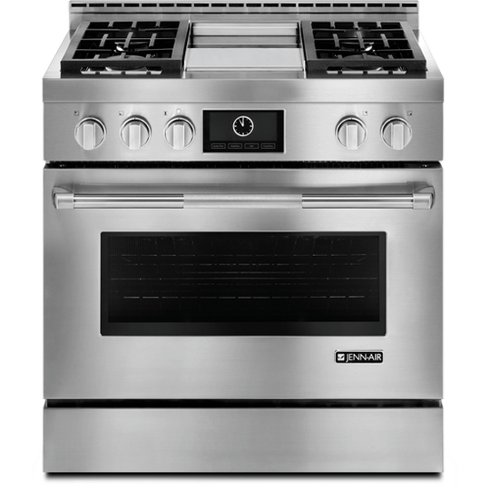 Jennair JLRP536WP 36" Pro-Style® Lp Range With Griddle And Multimode® Convection System