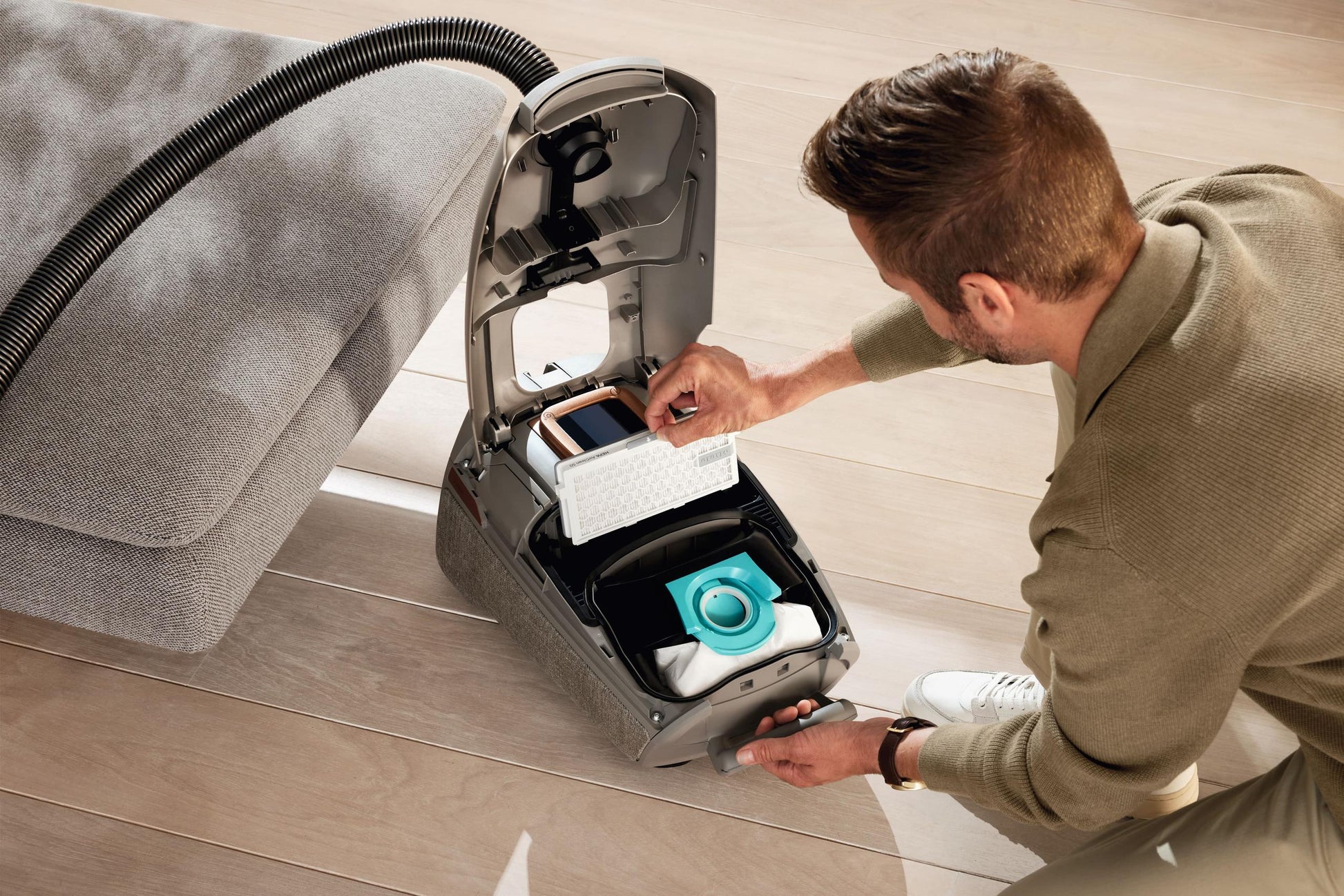 Miele SFHA501 Hepa Airclean Filter - Safely Traps Fine Dust And Allergens.