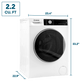 Element Appliance ECW2224EGW Element Electronics 24-Inch 2.2 Cu. Ft. Front Load Washer - White, Energy Star (Ecw2224Egw)