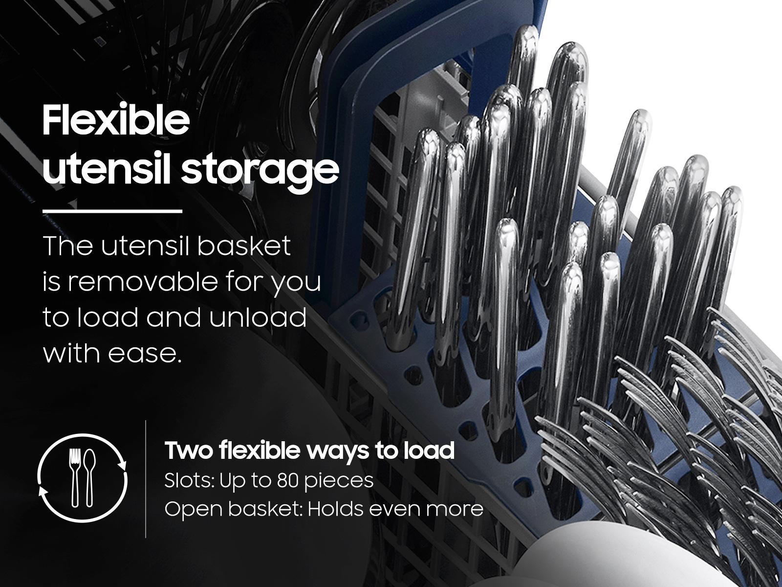 Samsung DW70H83YEUR Dishwasher With 3 Point Wash System Autorelease™ Door 3Rd Rack 48 Dba