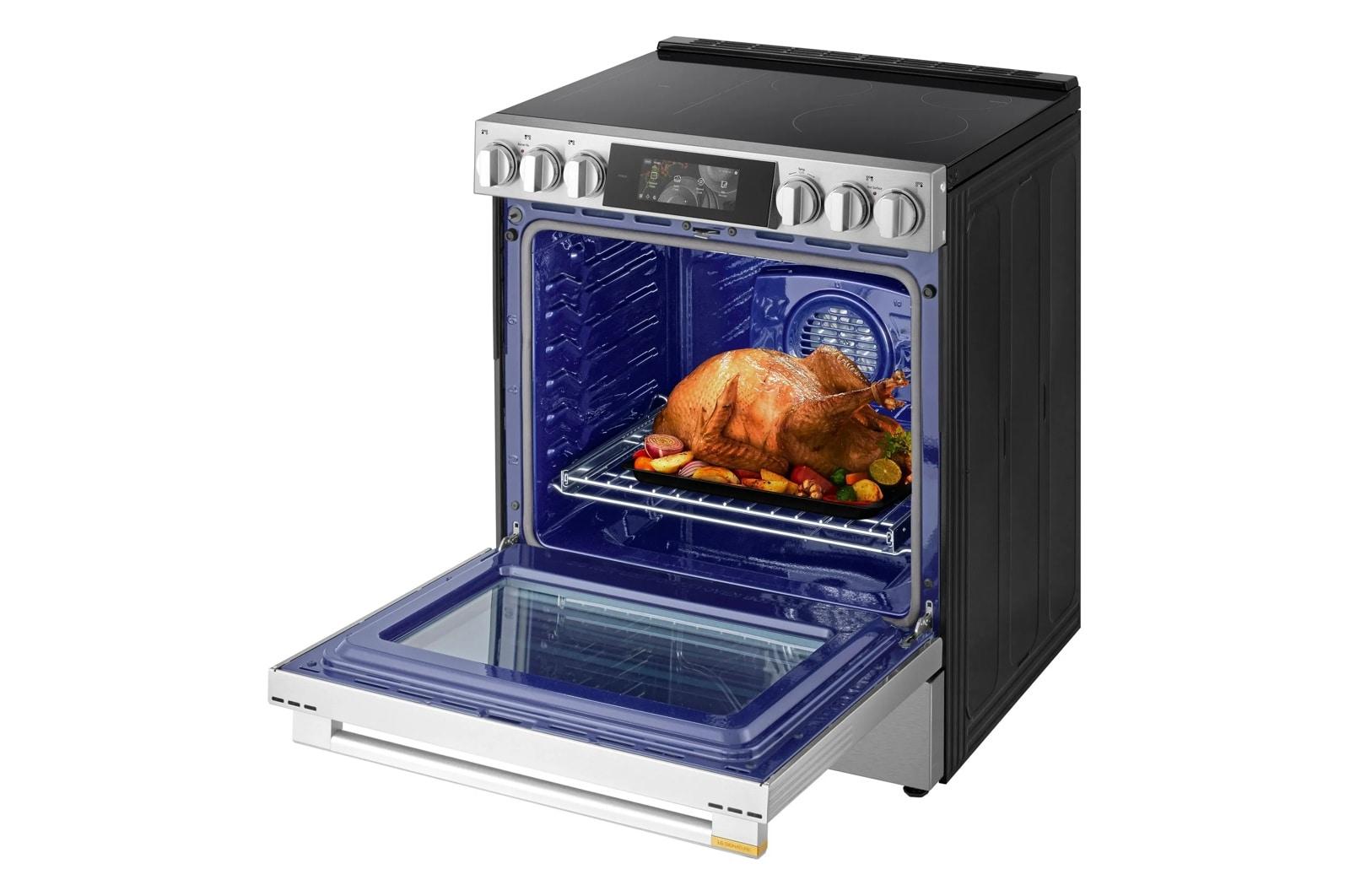 Lg LSIU6339XE Lg Signature 6.3 Cu. Ft. Smart Induction Slide-In Range With Dynamic Probake Convection®, Air Fry, Air Sous Vide, Pizza Mode And Ai Gourmet Camera