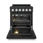 Thor Kitchen RSG30PBLPSS 30 Inch Professional Liquid Propane With Precision Knob Control In Black/Stainless Steel