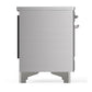 Ilve UMDIB40NR3SSC Ilve Umdib40Nr3Ssc Majestic Iii 40 Inch Induction Range With 6 Elements, 3.82 Cu. Ft. Total Oven Capacity (Triple Glass Door, Stainless Steel, Chrome)