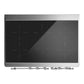 Ilve UMDIB40NR3SSC Ilve Umdib40Nr3Ssc Majestic Iii 40 Inch Induction Range With 6 Elements, 3.82 Cu. Ft. Total Oven Capacity (Triple Glass Door, Stainless Steel, Chrome)