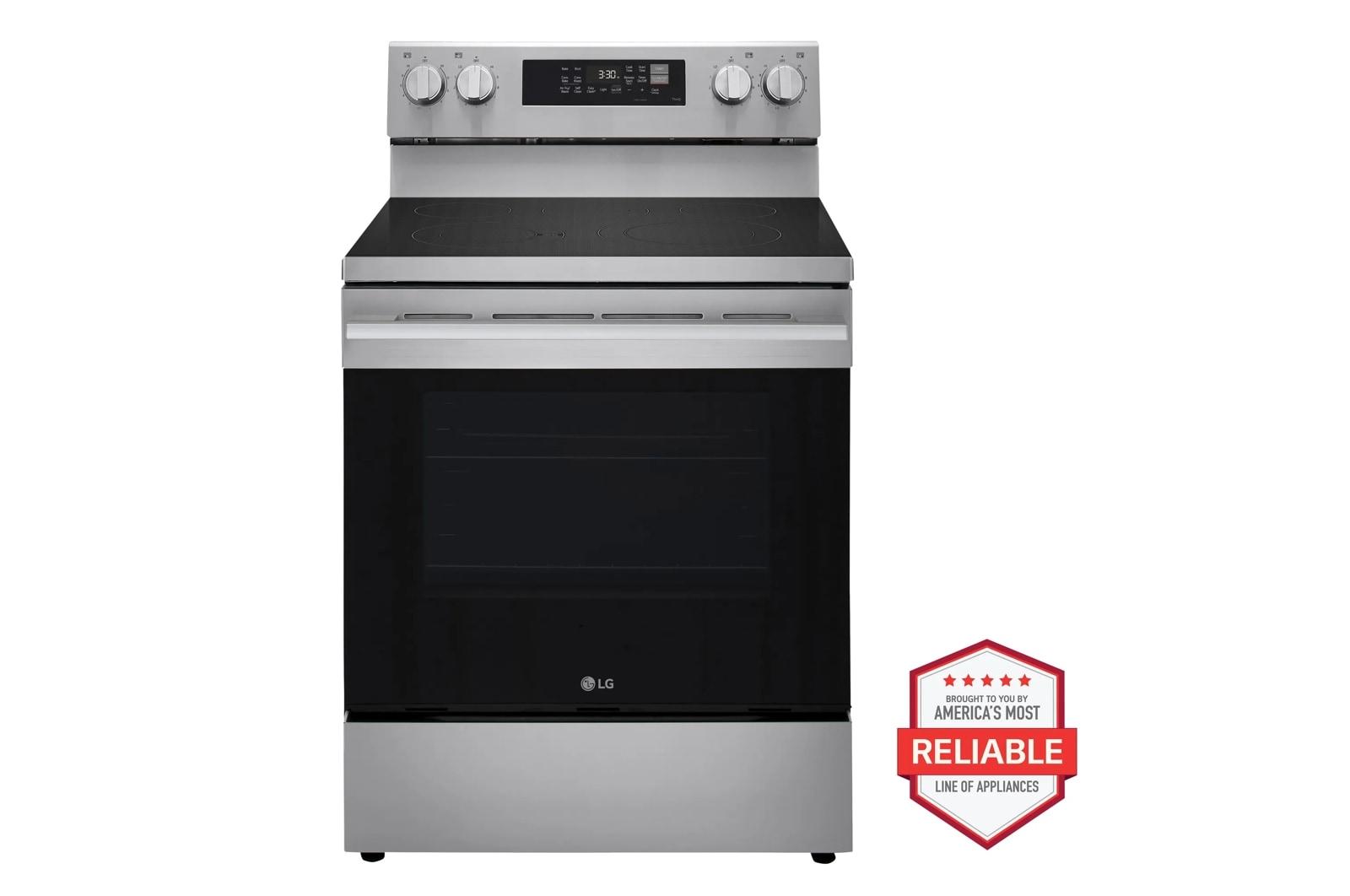 Lg LREN6323YE 6.3 Cu. Ft. Smart Wi-Fi Enabled Probake Convection® Electric Range With Air Fry & Easyclean®
