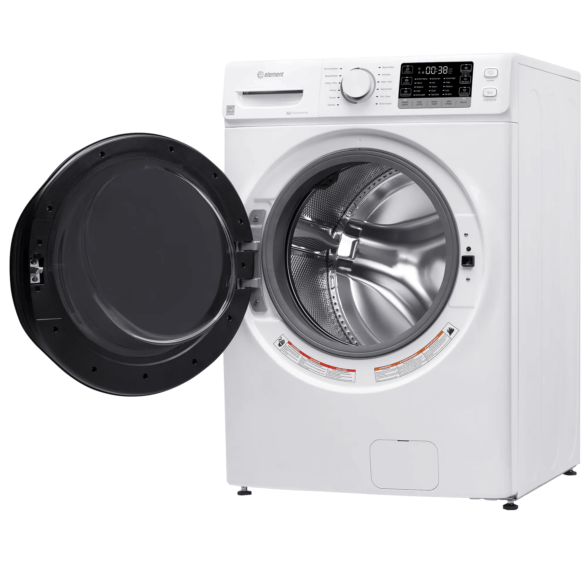 Element Appliance EFL4527BW Element 4.5 Cu. Ft. Front Load Washer - White (Efl4527Bw)