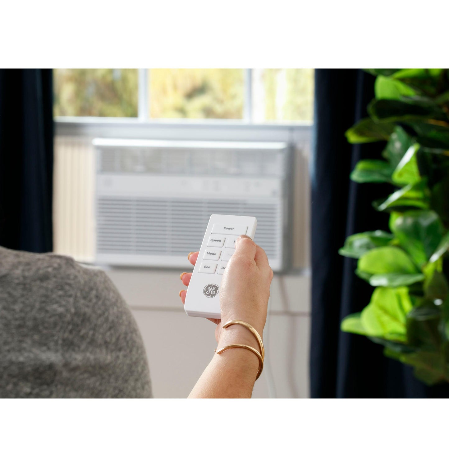 Ge Appliances AHEK10AC Ge® Energy Star® 10,000 Btu Smart Electronic Window Air Conditioner For Medium Rooms Up To 450 Sq. Ft.