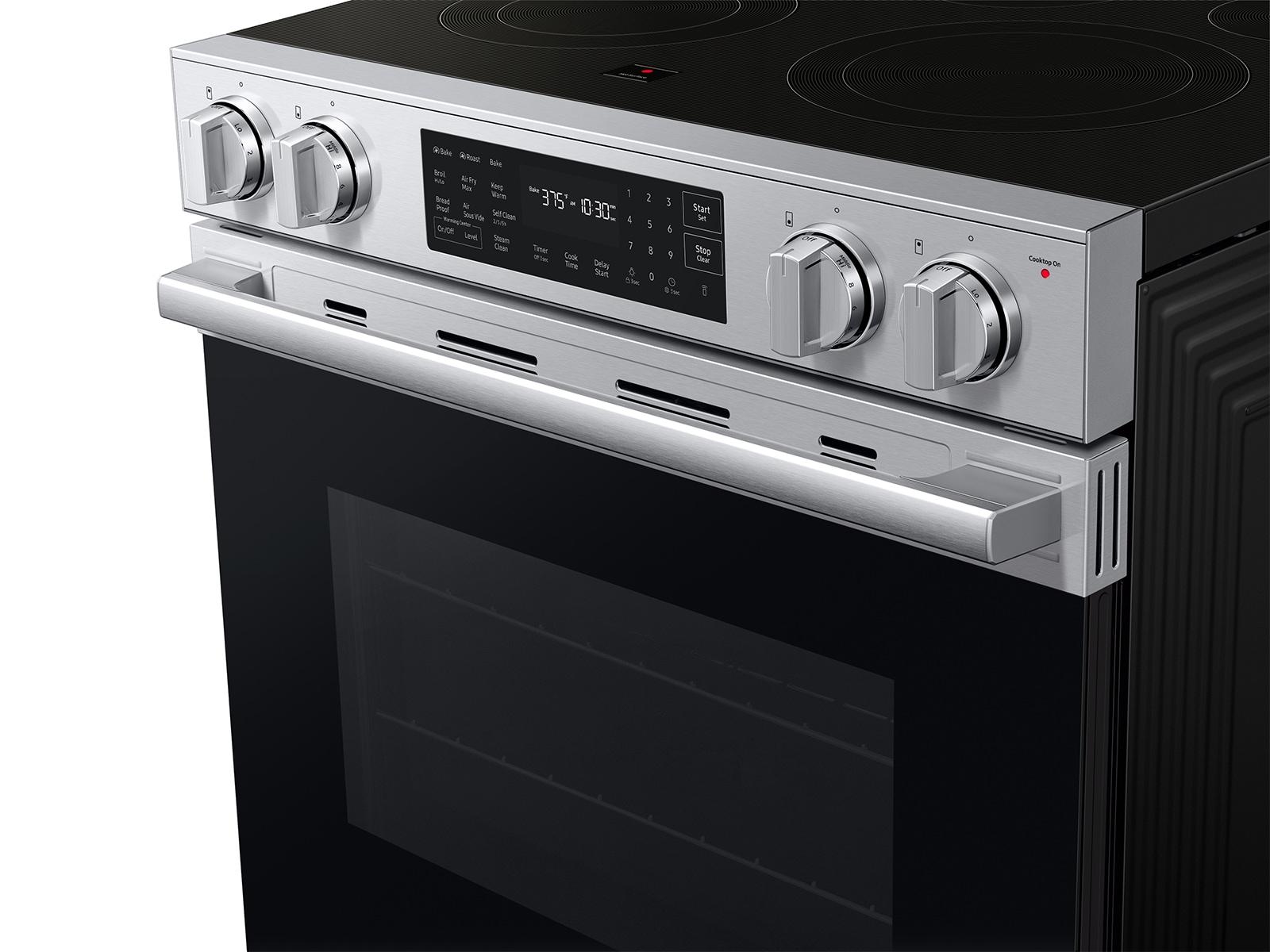 Samsung NSE80H63XRAA Bespoke Smart Slide-In Electric Range Pro Style Design Air Fry Max True Convection