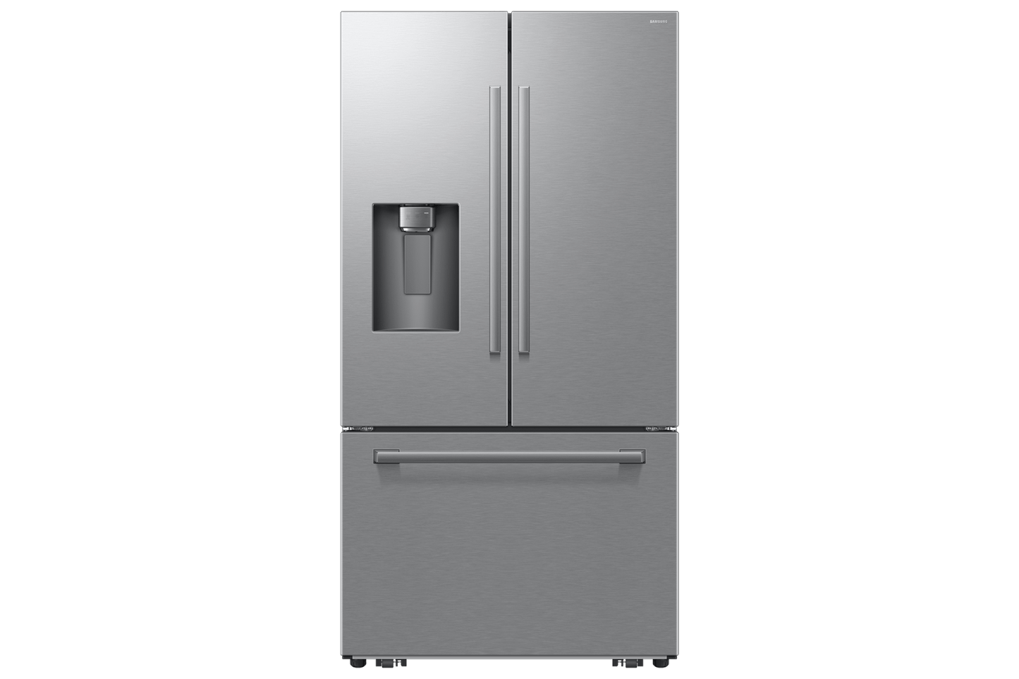 Samsung F1772134148673 Bespoke Kitchen Package With Ai 3-Door French Door Fridge, Slide-In Gas Range, Smart Dishwasher & Over-The-Range Microwave In Stainless Steel