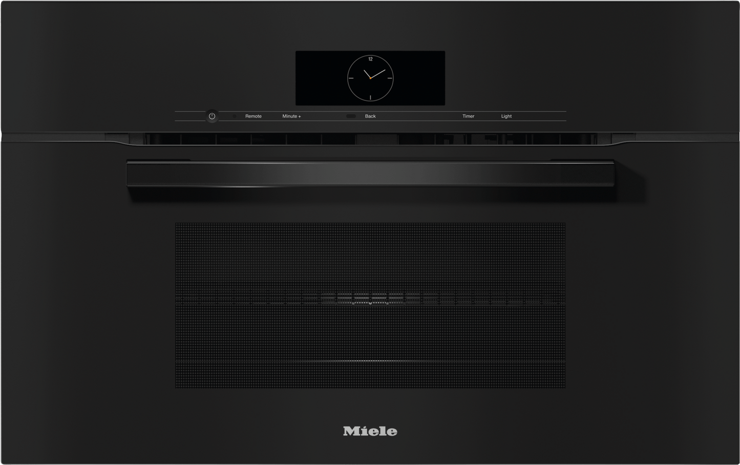 Miele H7870BMOB H 7870 Bm Obsidian Black - 30" Compact Speed Oven In A Perfectly Combinable Design With Automatic Programs And Roast Probe.