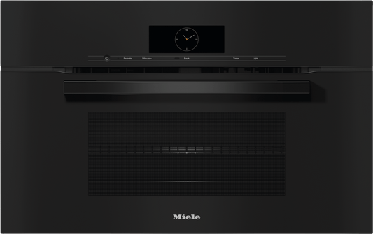 Miele H7870BMOB H 7870 Bm Obsidian Black - 30" Compact Speed Oven In A Perfectly Combinable Design With Automatic Programs And Roast Probe.