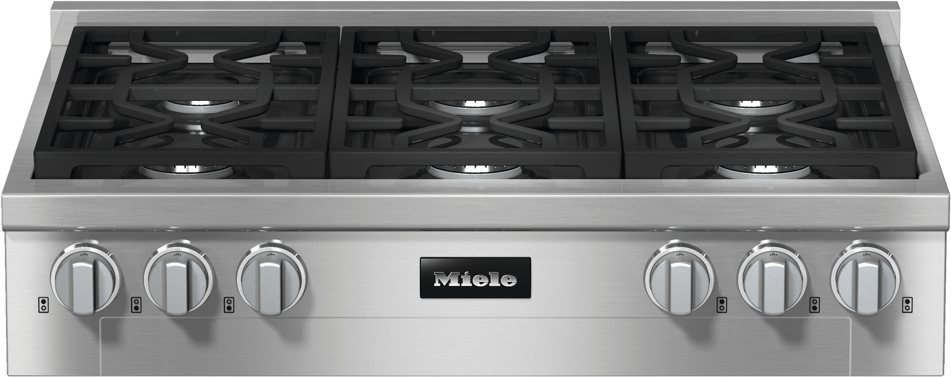 Miele KMR11343G Kmr 1134-3 G Edst/Clst - 36-Inch Range Top With 6 Burners For Professional Applications