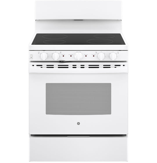 Ge Appliances JB480DYWW Ge® Energy Star® 30" Free-Standing Electric Radiant Smooth Cooktop Range