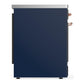 Ilve UMIB30QNR3MBP Ilve Umib30Qnr3Mbp Majestic Iii 30 Inch Induction Range With 4 Elements, 4 Cu. Ft. Oven Capacity (Solid Door, Midnight Blue, Copper)