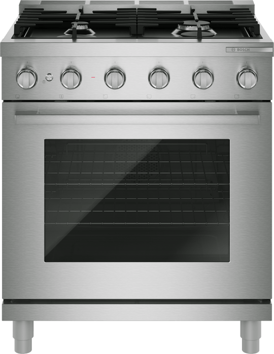 Bosch HGS5057UC 500 Series, Gas Freestanding Range, 30'', Stainless Steel