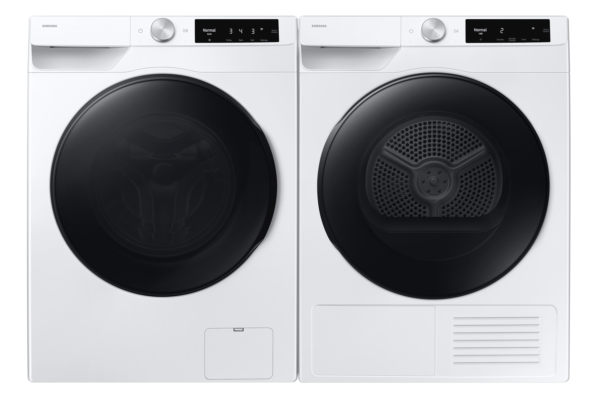 Samsung DV25FG62B0BE Compact Ventless Heat Pump Dryer Wi-Fi Connectivity Energy Efficient 4.0 Cu.Ft.