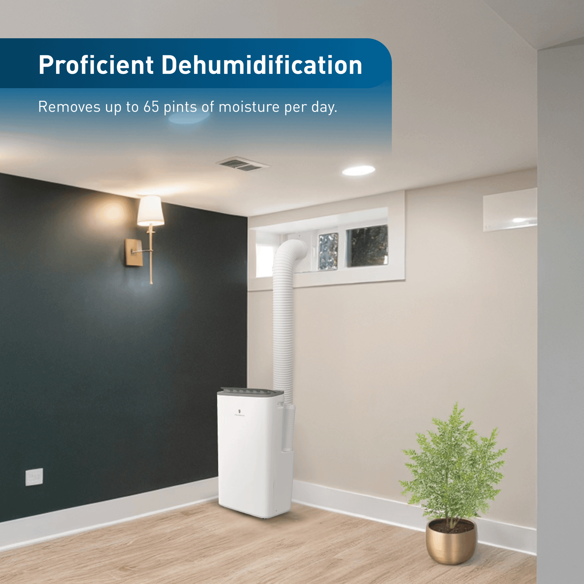 Friedrich ZCP12SB Friedrich Zoneaire Select 12,000 Btu Single-Hose Smart Portable Air Conditioner