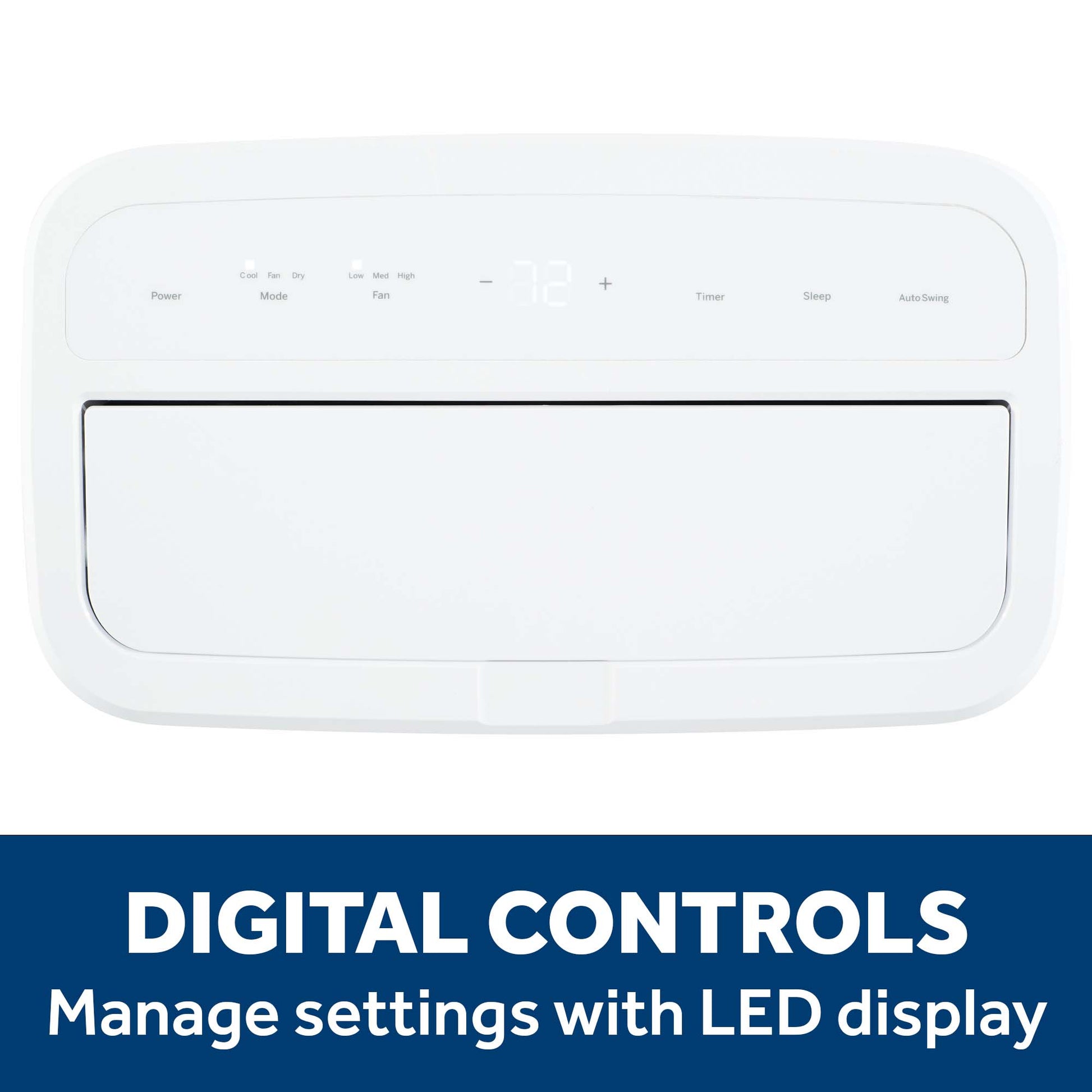 Ge Appliances APLS10WWF Ge® 10,000 Btu Class Smart Portable Air Conditioner For Medium Rooms Up To 450 Sq Ft. (10,400 Btu Doe)