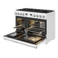 Thor Kitchen ARG48W 48 Inch Contemporary Professional Gas Range In White